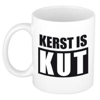Kerst thema Koffiemok - Kerst is kut - 300 ml - keramiek - kerstcadeau - kerstmis