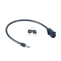 Fietskabel met sleutel 10 mm - YCK0/10/60/2 Zwart