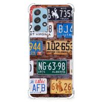 Samsung Galaxy A73 Anti-shock Hoesje met foto Kentekenplaten