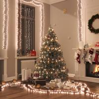 VidaXL Lichtslinger cluster met 3000 led&apos;s warmwit 23 m pvc