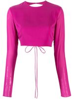 THE ANDAMANE haut à taille nouée - Rose