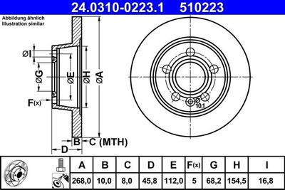 Powerdisc Remschijf 24031002231