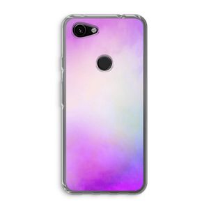 Clouds pastel: Google Pixel 3a Transparant Hoesje