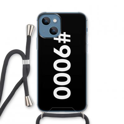 #9000: iPhone 13 mini Transparant Hoesje met koord