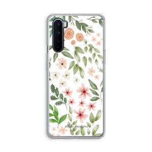 Botanical sweet flower heaven: OnePlus Nord Transparant Hoesje