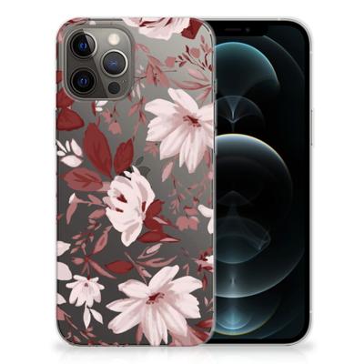 Smartphone hoesje iPhone 12 Pro Max Watercolor Flowers