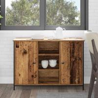 Dressoir Oud hout 100 x 35 x 70 cm Bewerkt hout