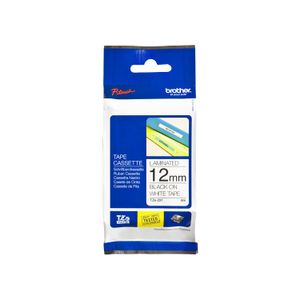 Brother Tape TZe-231 printlint 12 mm, zwart op wit