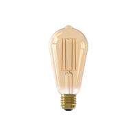 LED volglas LangFilament Rustieklamp 220-240V 3.5W 250lm E27 ST64, Goud 2100K Dimbaar - Calex