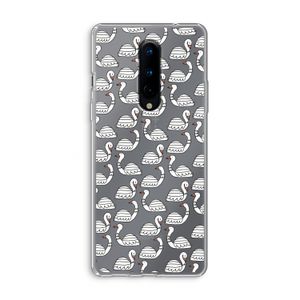 Zwanen: OnePlus 8 Transparant Hoesje
