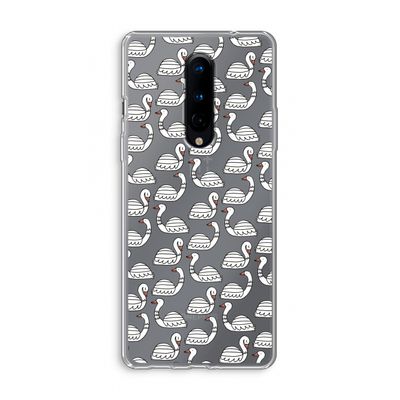 Zwanen: OnePlus 8 Transparant Hoesje