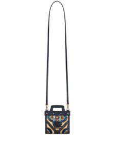 ETRO petit porte-cartes Love en cuir - Bleu