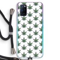 Weed: Oppo A72 Transparant Hoesje met koord