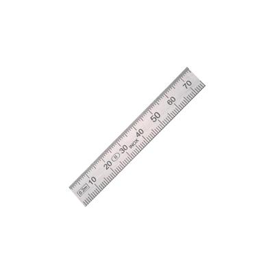 Helios Preisser Stalen liniaal | lengte 1000 mm | staal buigzaam | verdeling B = mm/1/2 mm | 1 stuk - 0460229