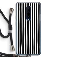 Stripes: OnePlus 7 Pro Transparant Hoesje met koord