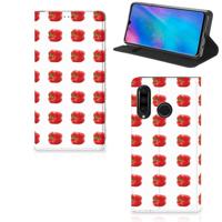 Huawei P30 Lite New Edition | Flip Style Cover | Paprika Red