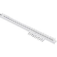 Leen Bakker - Complete Set Plus Uitschuifrail 110-200 Cm - Metaal - Wit