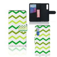 Xiaomi Mi 9 SE | Telefoon Hoesje | Zigzag Groen