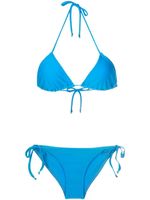 Amir Slama bikini à bonnets triangles - Bleu