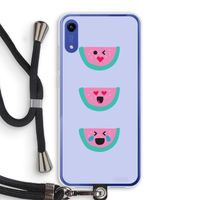 Smiley watermeloen: Honor Play 8A Transparant Hoesje met koord
