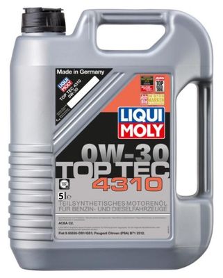 Motorolie Liqui Moly Top Tec 4310 0W30 C2 5L 2362