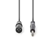 Nedis COTH15100GY50 audio kabel 5 m XLR 6.35mm Grijs - thumbnail