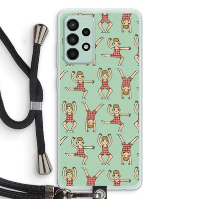 Gymboys: Samsung Galaxy A52s 5G Transparant Hoesje met koord