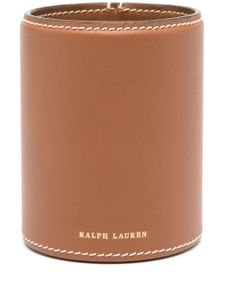 Ralph Lauren Home coupe à crayon Brennan en cuir - Marron