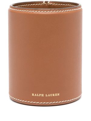 Ralph Lauren Home coupe à crayon Brennan en cuir - Marron