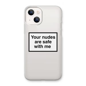 Safe with me: iPhone 13 mini Transparant Hoesje