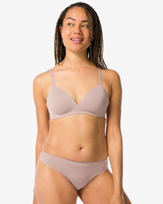 HEMA Damesstring second skin micro beige (beige)