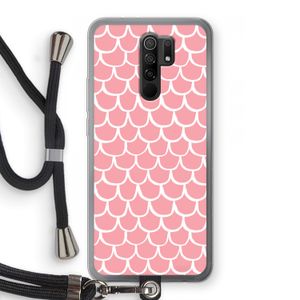 Dakpannetjes: Xiaomi Redmi 9 Transparant Hoesje met koord