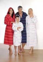 Familie badjas - Het hele gezin in dezelfde badjas - 128 wit - thumbnail
