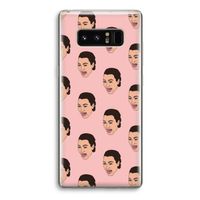 Ugly Cry Call: Samsung Galaxy Note 8 Transparant Hoesje