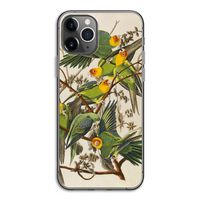 Carolinaparkiet: iPhone 11 Pro Transparant Hoesje