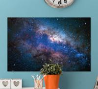 Canvas natuur landschap Stille melkweg met sterren Canvas natuur landschap Stille melkweg met sterren