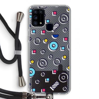 8-bit N°9: Samsung Galaxy M31 Transparant Hoesje met koord