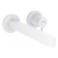 Hansgrohe Wastafelmengkraan Inbouw Finoris 2-gats 228 mm Voorsprong Met Afvoerplug Mat Wit Hansgrohe Wastafelmengkraan Inbouw Finoris 2-gats 228 mm Voorsprong Met Afvoerplug Mat Wit