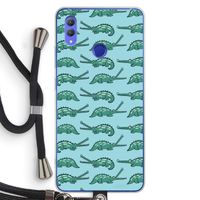 Kroko: Honor Note 10 Transparant Hoesje met koord