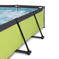 EXIT Lime zwembad 220x150x65cm met filterpomp - groen - thumbnail