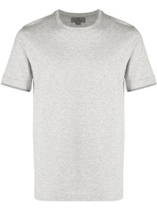 Canali t-shirt à motif monogrammé - Gris