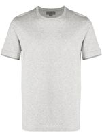 Canali t-shirt à motif monogrammé - Gris - thumbnail