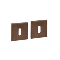 Intersteel Sleutelrozetten verdekt 53x53x6mm PVD Brons