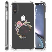 Apple iPhone Xr Stevig | Bumper Hoesje | Boho Text