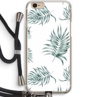 Simple leaves: iPhone 6 / 6S Transparant Hoesje met koord