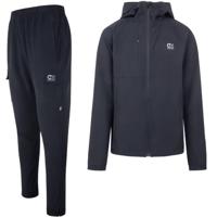 Cruyff Wrinkleless Trainingspak Full-Zip Kids Zwart Grijs