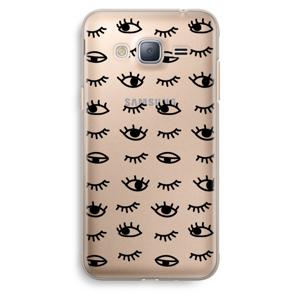 Eye pattern #2: Samsung Galaxy J3 (2016) Transparant Hoesje