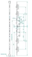 Deurmeerpuntssluiting 6220-DUO 55/72 z/toebehoren DrR.2+4