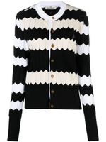 Vivienne Westwood cardigan à motif zigzag - Blanc - thumbnail