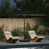 Tuinparasol Groen 385 x 209 x 244 cm Stof